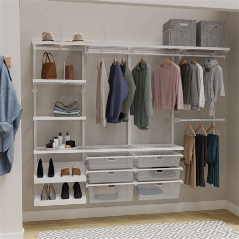 lowes closet racks|lowe's closet organizer with drawers.